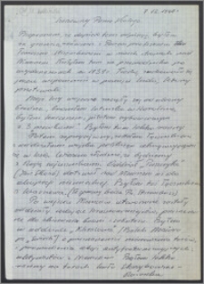 List do Leszka Jana Malinowskiego z dnia 7 grudnia 1994