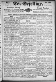 Der Gesellige : Graudenzer Zeitung 1893.07.11, Jg. 68, No. 160