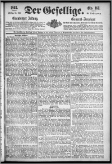 Der Gesellige : Graudenzer Zeitung 1893.07.14, Jg. 68, No. 163