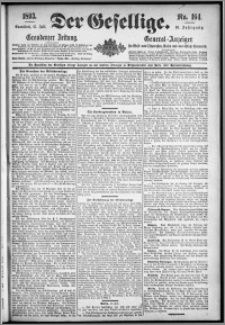 Der Gesellige : Graudenzer Zeitung 1893.07.15, Jg. 68, No. 164