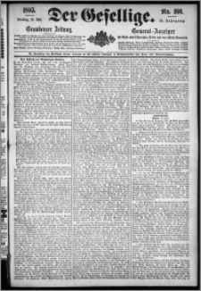 Der Gesellige : Graudenzer Zeitung 1893.07.18, Jg. 68, No. 166