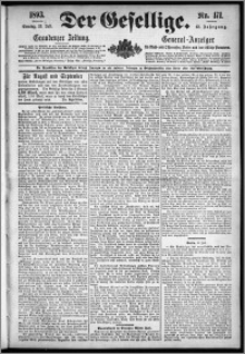 Der Gesellige : Graudenzer Zeitung 1893.07.23, Jg. 68, No. 171