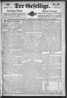 Der Gesellige : Graudenzer Zeitung 1893.07.26, Jg. 68, No. 173