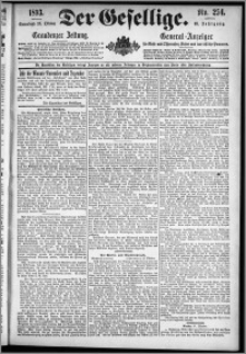 Der Gesellige : Graudenzer Zeitung 1893.10.28, Jg. 68, No. 254