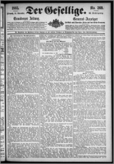 Der Gesellige : Graudenzer Zeitung 1893.11.15, Jg. 68, No. 269