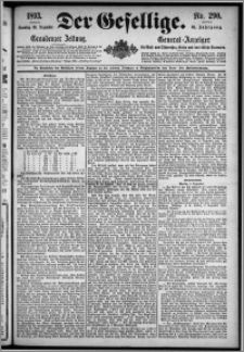 Der Gesellige : Graudenzer Zeitung 1893.12.10, Jg. 68, No. 290