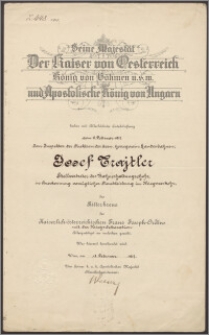 Ritterkreuz des Kaiserlich-Österreichischen Franz Joseph-Ordens mit der Kriegsdekoration