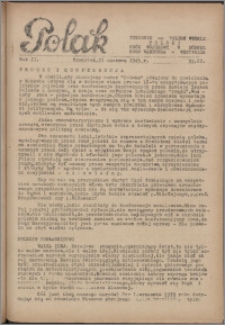 Polak 1945.06.21, R. 2 nr 22 / Obóz Polski w Doessel + dod.