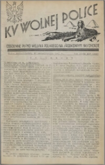 Ku Wolnej Polsce : codzienne pismo Wojska Polskiego na Środkowym Wschodzie 1941.10.27, R. 2 nr 257 (363)
