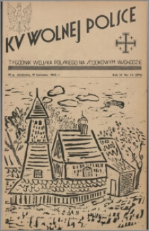 Ku Wolnej Polsce : tygodnik Wojska Polskiego na Środkowym Wschodzie 1942.04.19, R. 3 nr 14 (391)