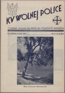 Ku Wolnej Polsce : tygodnik Wojska Polskiego na Środkowym Wschodzie 1942.05.31, R. 3 nr 20 (397)