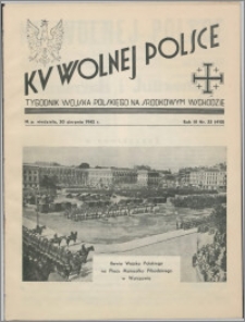 Ku Wolnej Polsce : tygodnik Wojska Polskiego na Środkowym Wschodzie 1942.08.30, R. 3 nr 33 (410)