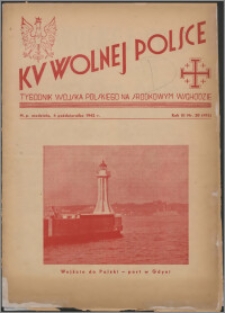 Ku Wolnej Polsce : tygodnik Wojska Polskiego na Środkowym Wschodzie 1942.10.04, R. 3 nr 38 (415)