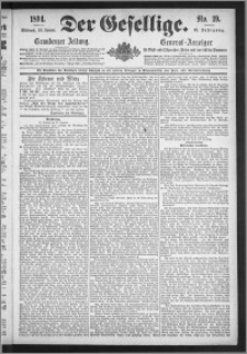 Der Gesellige : Graudenzer Zeitung 1894.01.24, Jg. 68, No. 19