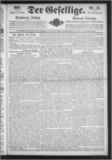 Der Gesellige : Graudenzer Zeitung 1894.01.26, Jg. 68, No. 21
