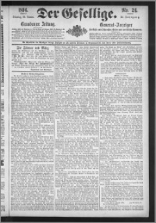 Der Gesellige : Graudenzer Zeitung 1894.01.30, Jg. 68, No. 24
