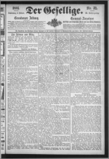 Der Gesellige : Graudenzer Zeitung 1894.02.08, Jg. 68, No. 32