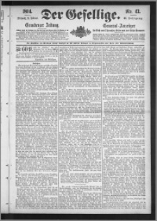 Der Gesellige : Graudenzer Zeitung 1894.02.21, Jg. 68, No. 43
