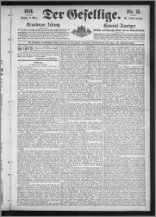 Der Gesellige : Graudenzer Zeitung 1894.03.02, Jg. 68, No. 51