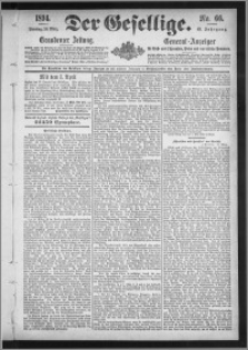 Der Gesellige : Graudenzer Zeitung 1894.03.20, Jg. 68, No. 66