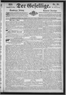 Der Gesellige : Graudenzer Zeitung 1894.03.22, Jg. 68, No. 68