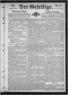 Der Gesellige : Graudenzer Zeitung 1894.03.30, Jg. 68, No. 73