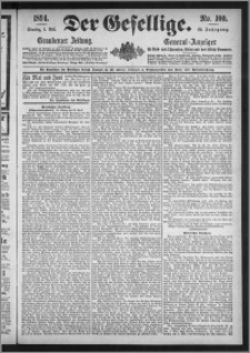 Der Gesellige : Graudenzer Zeitung 1894.05.01, Jg. 68, No. 100