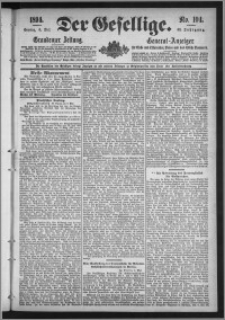 Der Gesellige : Graudenzer Zeitung 1894.05.06, Jg. 68, No. 104