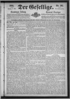 Der Gesellige : Graudenzer Zeitung 1894.05.08, Jg. 68, No. 105