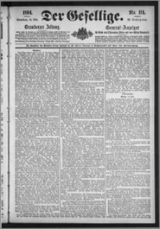Der Gesellige : Graudenzer Zeitung 1894.05.19, Jg. 68, No. 114