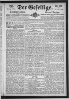 Der Gesellige : Graudenzer Zeitung 1894.05.22, Jg. 68, No. 116