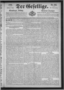 Der Gesellige : Graudenzer Zeitung 1894.06.01, Jg. 68, No. 125