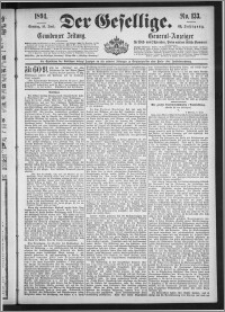 Der Gesellige : Graudenzer Zeitung 1894.06.10, Jg. 68, No. 133