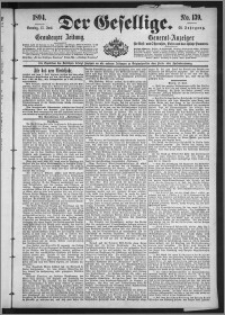 Der Gesellige : Graudenzer Zeitung 1894.06.17, Jg. 68, No. 139