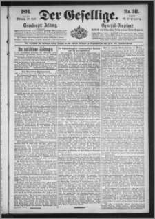 Der Gesellige : Graudenzer Zeitung 1894.06.20, Jg. 68, No. 141
