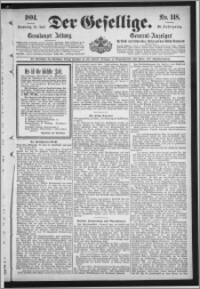 Der Gesellige : Graudenzer Zeitung 1894.06.28, Jg. 68, No. 148