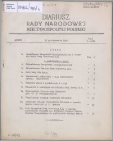 Diariusz Rady Narodowej Rzeczypospolitej Polskiej 1953 sesja 4 nr 1
