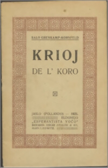 Krioj de l' koro