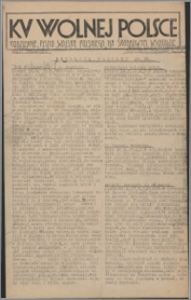 Ku Wolnej Polsce : codzienne pismo Wojska Polskiego na Środkowym Wschodzie : Biuletyn Radiowy 1942, nr 31