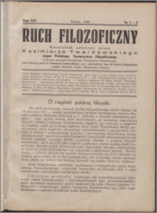 Ruch Filozoficzny 1948, T. 16 nr 1-2