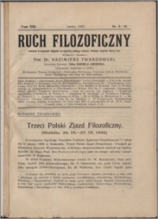 Ruch Filozoficzny 1935, T. 13 nr 5-10