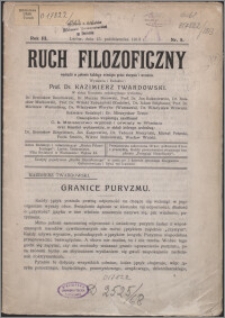 Ruch Filozoficzny 1913, T. 3 nr 8