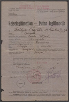 Reiselegitimation - Putna legitimacija
