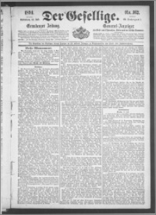 Der Gesellige : Graudenzer Zeitung 1894.07.14, Jg. 69, No. 162