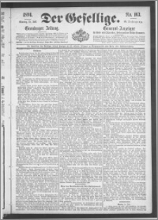 Der Gesellige : Graudenzer Zeitung 1894.07.15, Jg. 69, No. 163