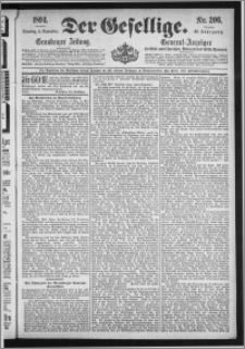 Der Gesellige : Graudenzer Zeitung 1894.09.04, Jg. 69, No. 206
