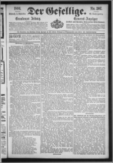 Der Gesellige : Graudenzer Zeitung 1894.09.05, Jg. 69, No. 207