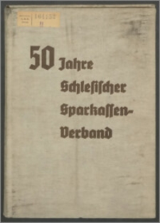 50 Jahre Schlesischer Sparkassenverband