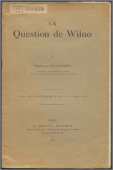 La question de Wilno