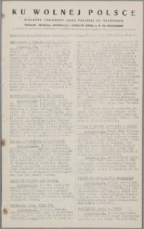 Ku Wolnej Polsce : biuletyn codzienny Armii Polskiej na Wschodzie 1943, nr 148